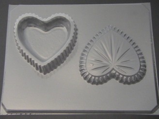 926 Large Heart Pour Box Chocolate Candy Mold